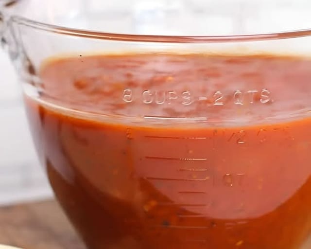 Marinara sauce.
